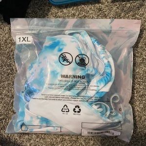 Tie dye cute bathing suit